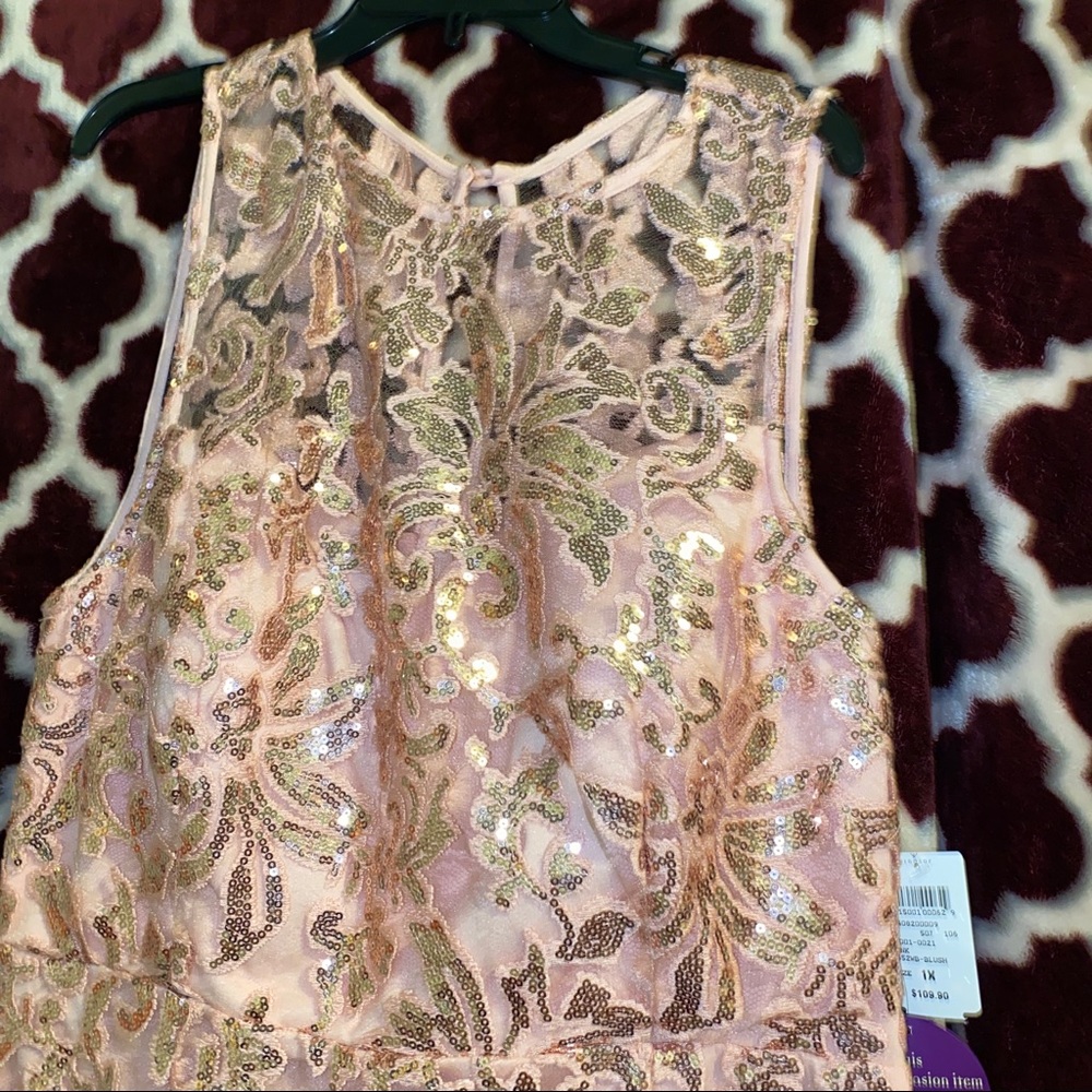 Rose gold/ blush pink Windsor dress